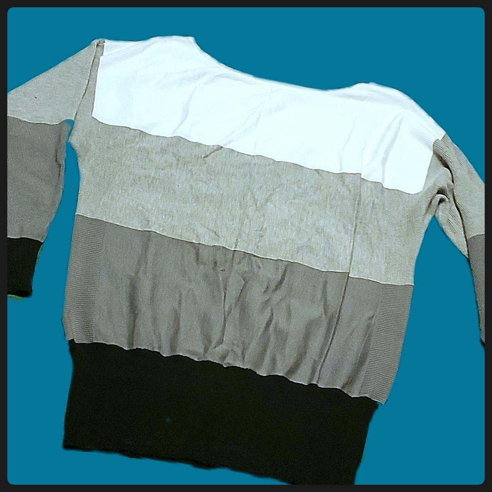 Men's Color Block Pullover Sweater